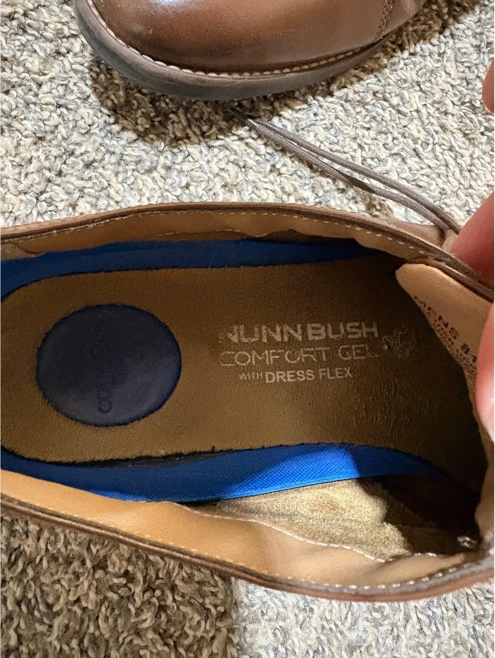 Nunn Bush Men's Centro Flex Cap Toe Oxfords Brown Dress Shoes 81085 Size 13 M